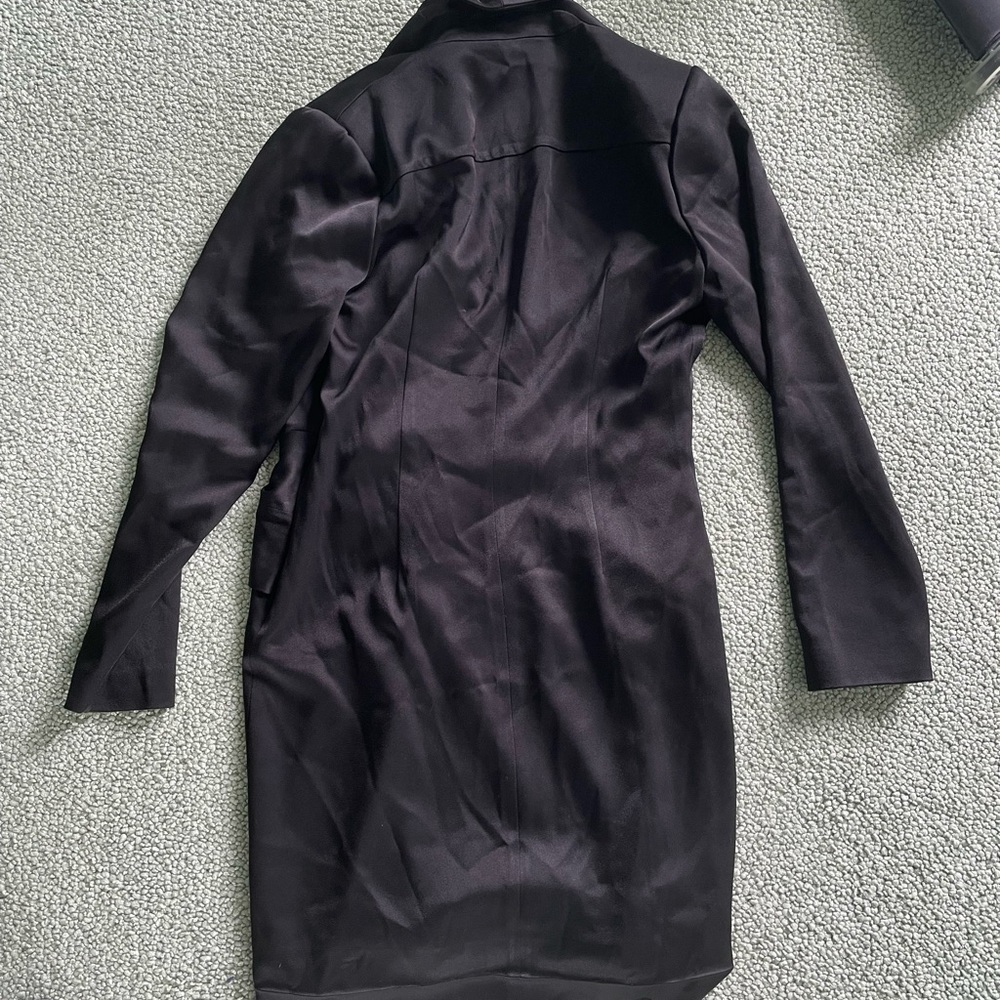 Halston Paris satin blazer dress - Picture 6 of 7